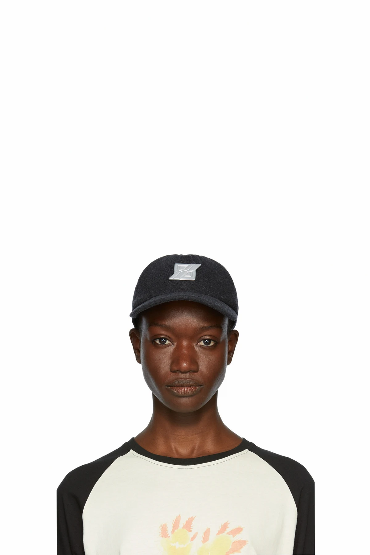 Grey Padded Flannel Cap