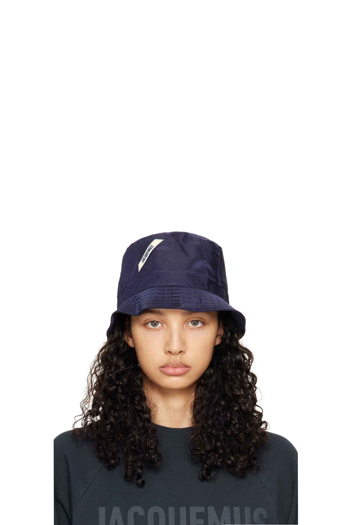 Navy 'Le bob Ovalie' Bucket Hat