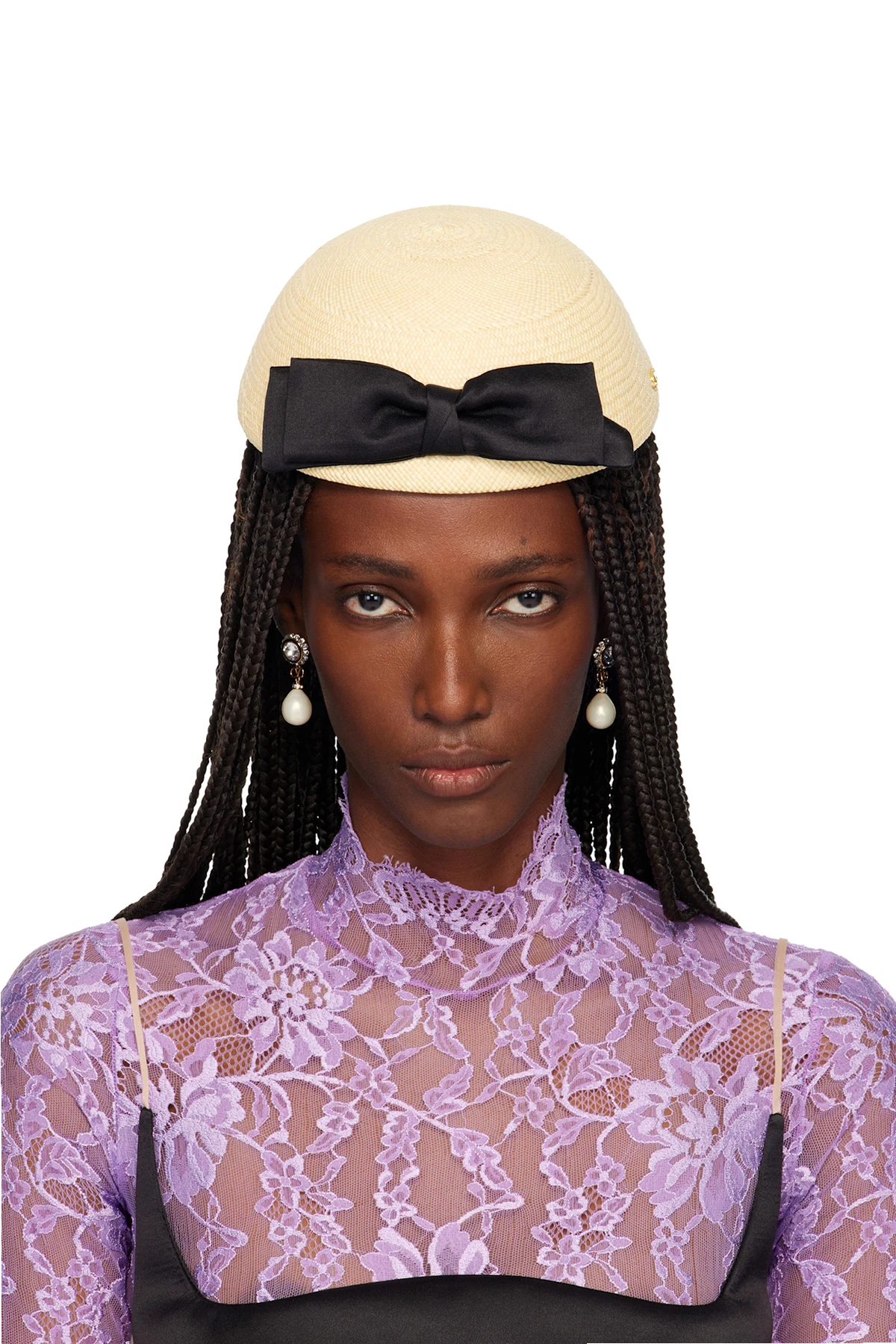 Beige Beret Hat