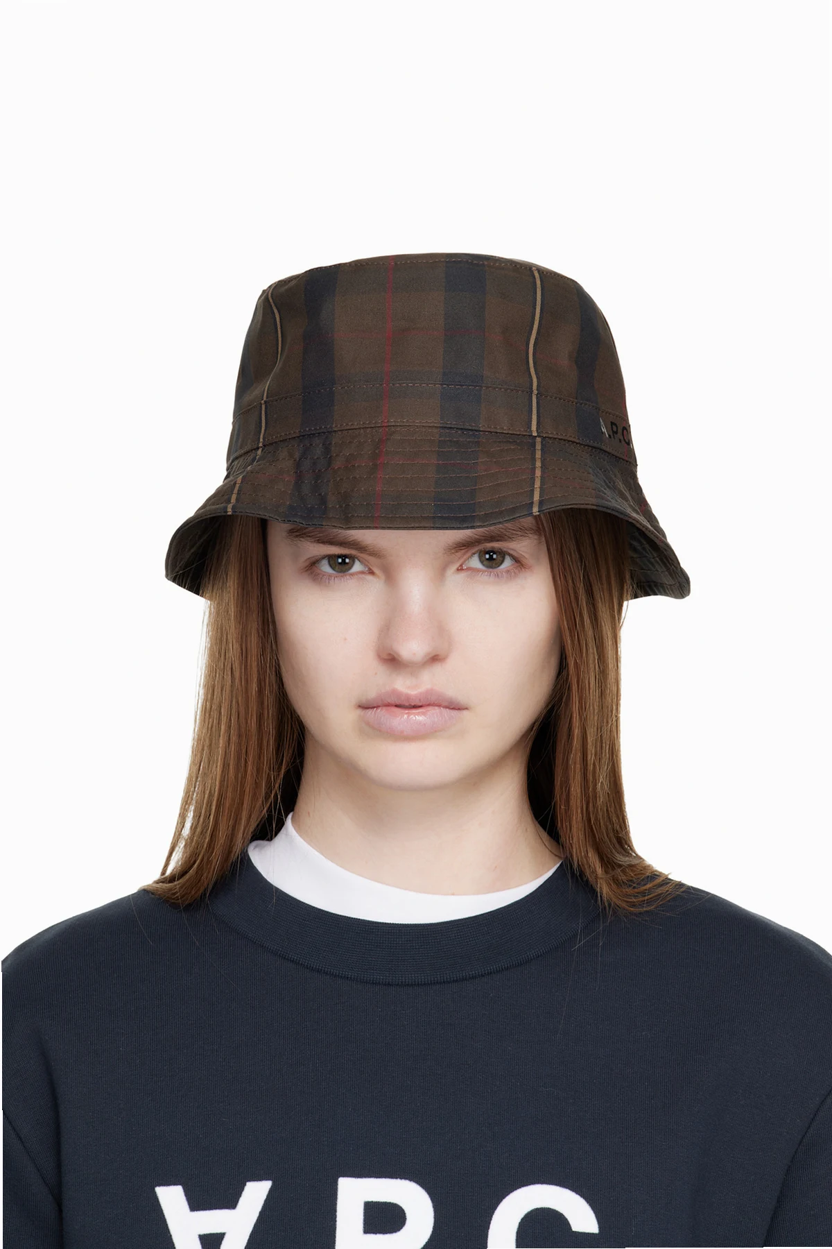 Brown Mark Bucket Hat
