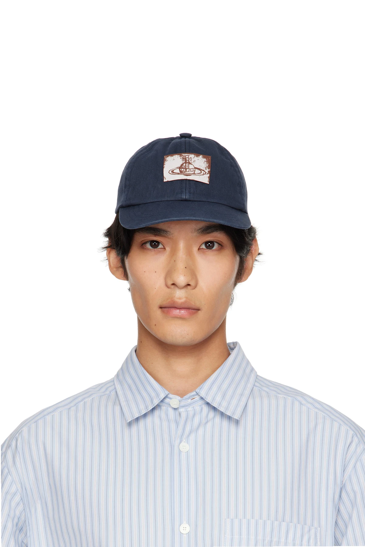 Blue Cotton Twill Baseball Cap