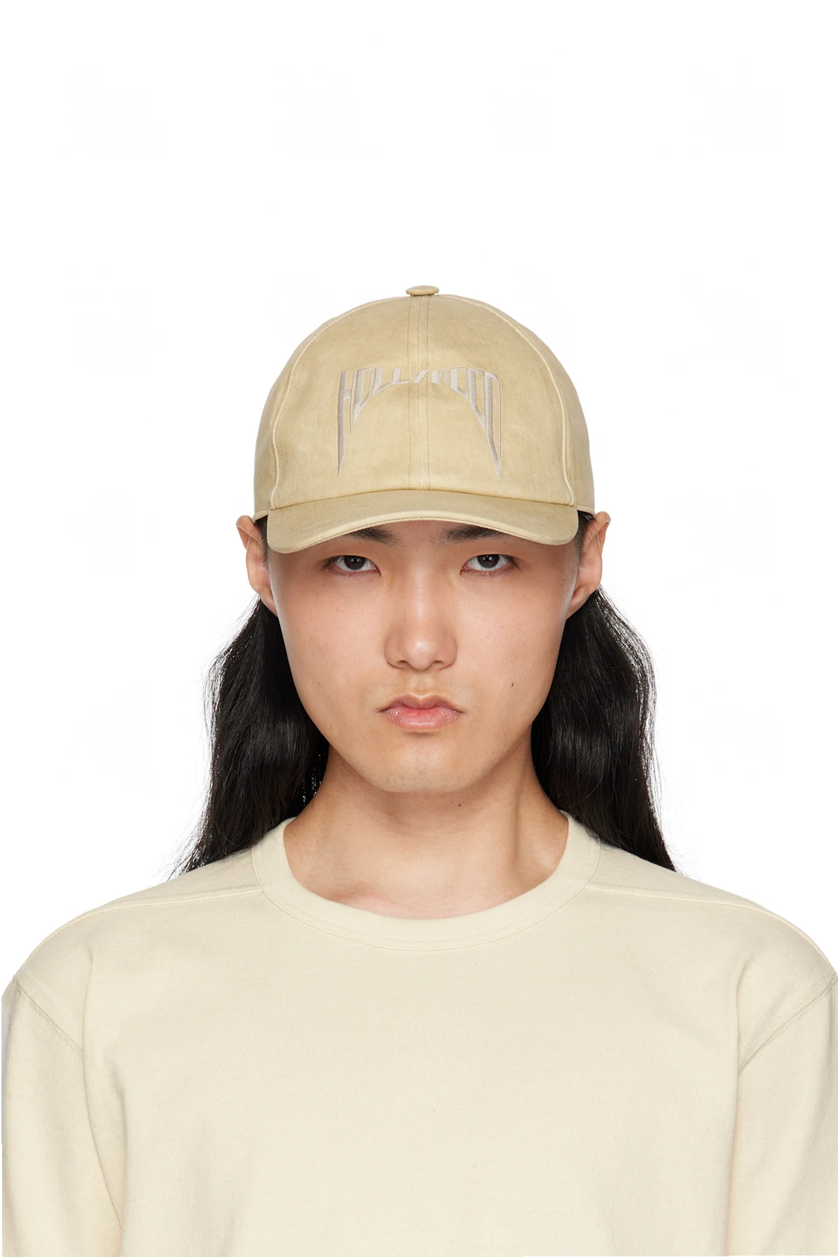 Beige 'Hollywood' Baseball Cap