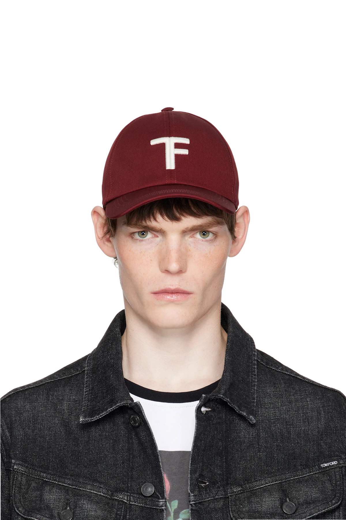 Red Brushed Cotton Cap