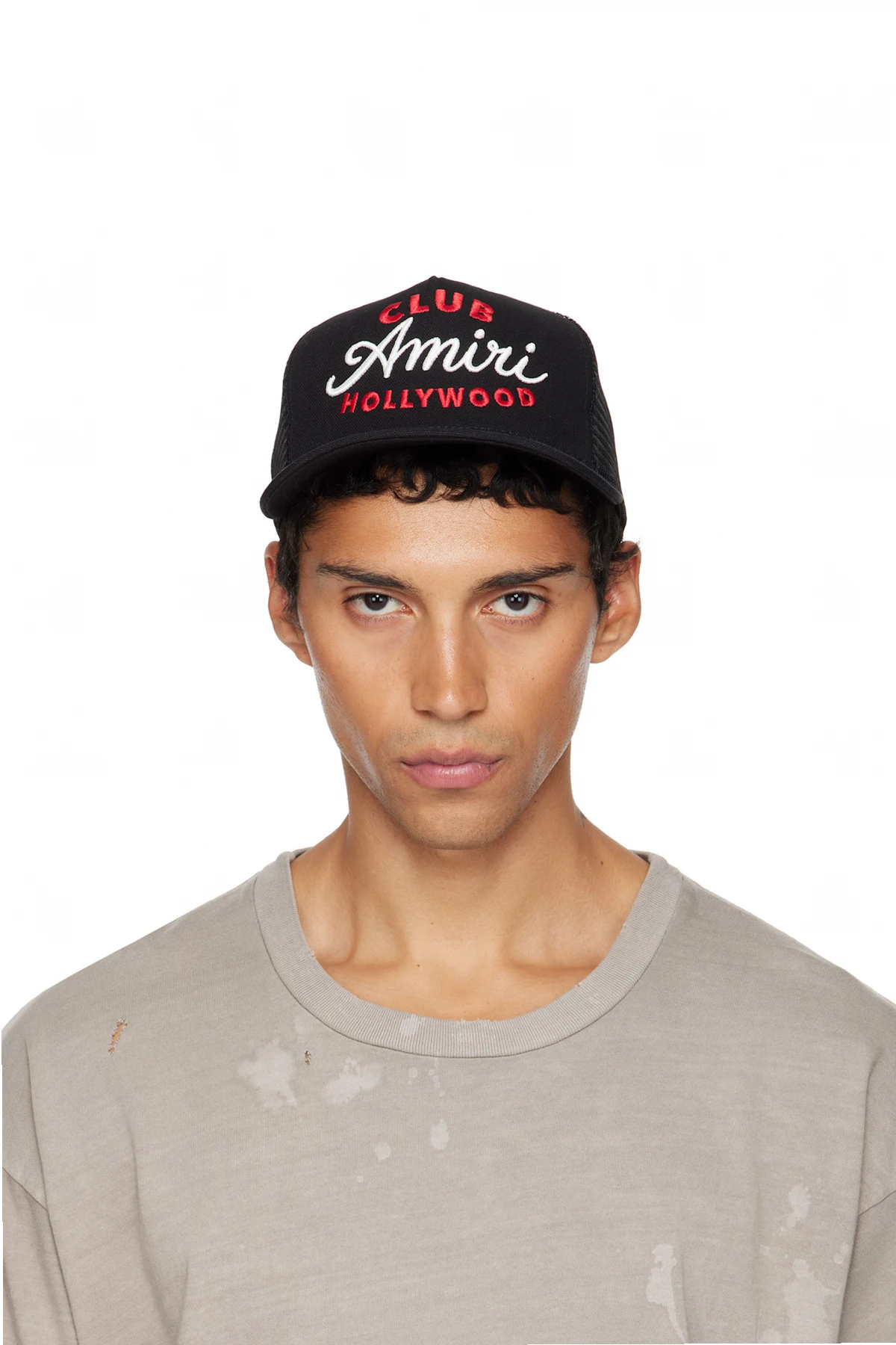 Black 'Club AMIRI' Trucker Cap