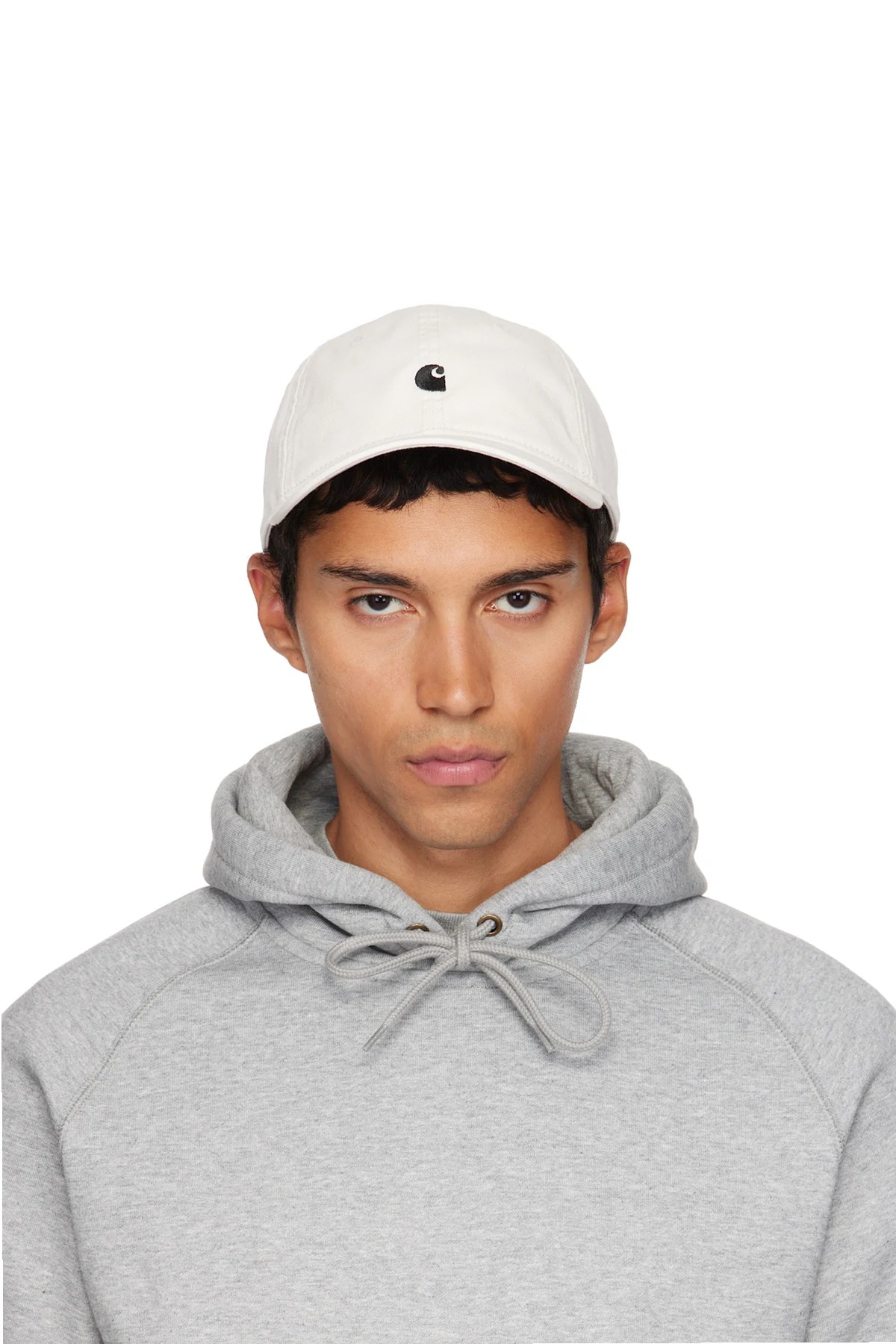 White Madison Logo Cap