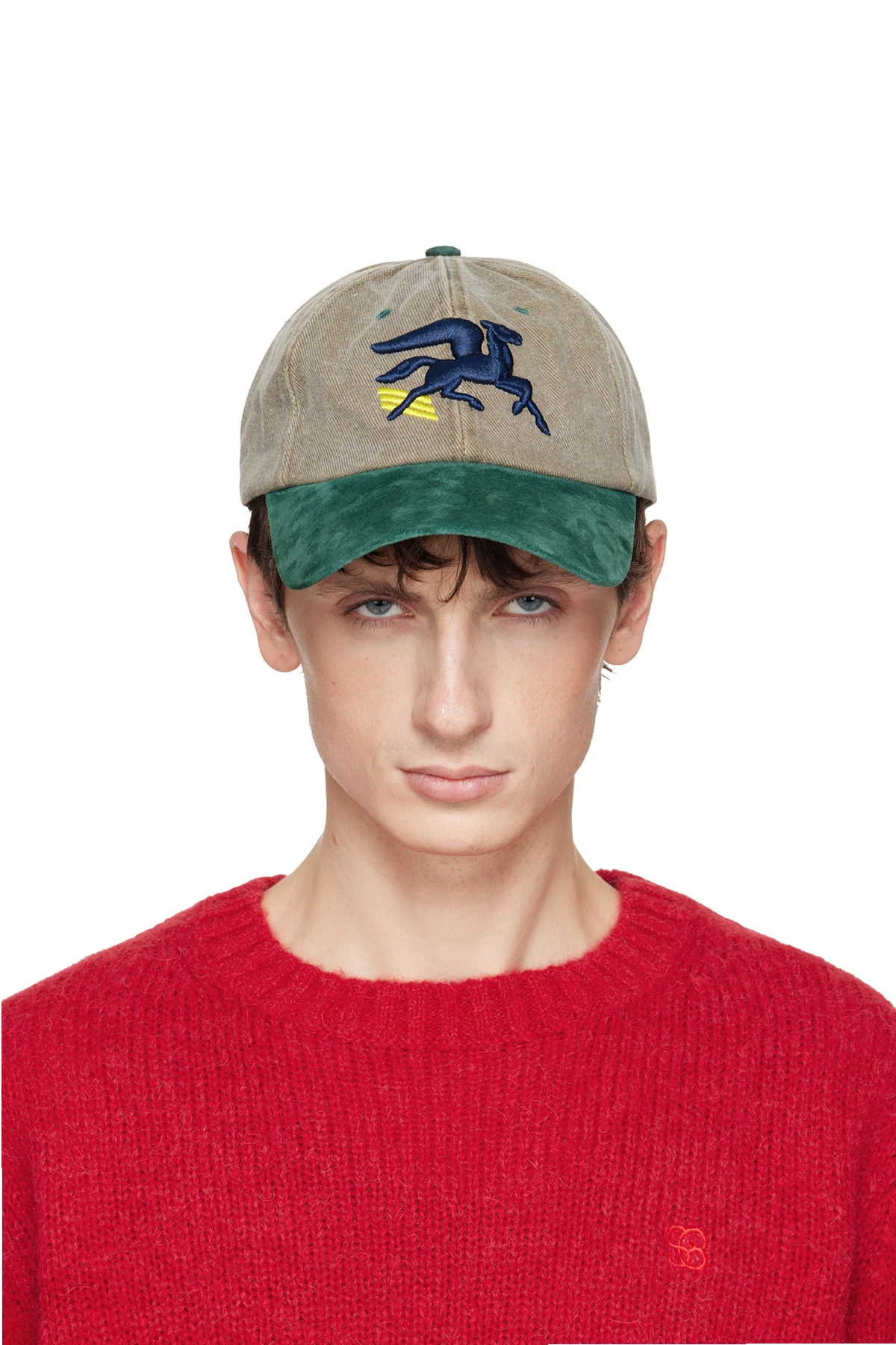 Green & Gray Pegasus Trucker Cap
