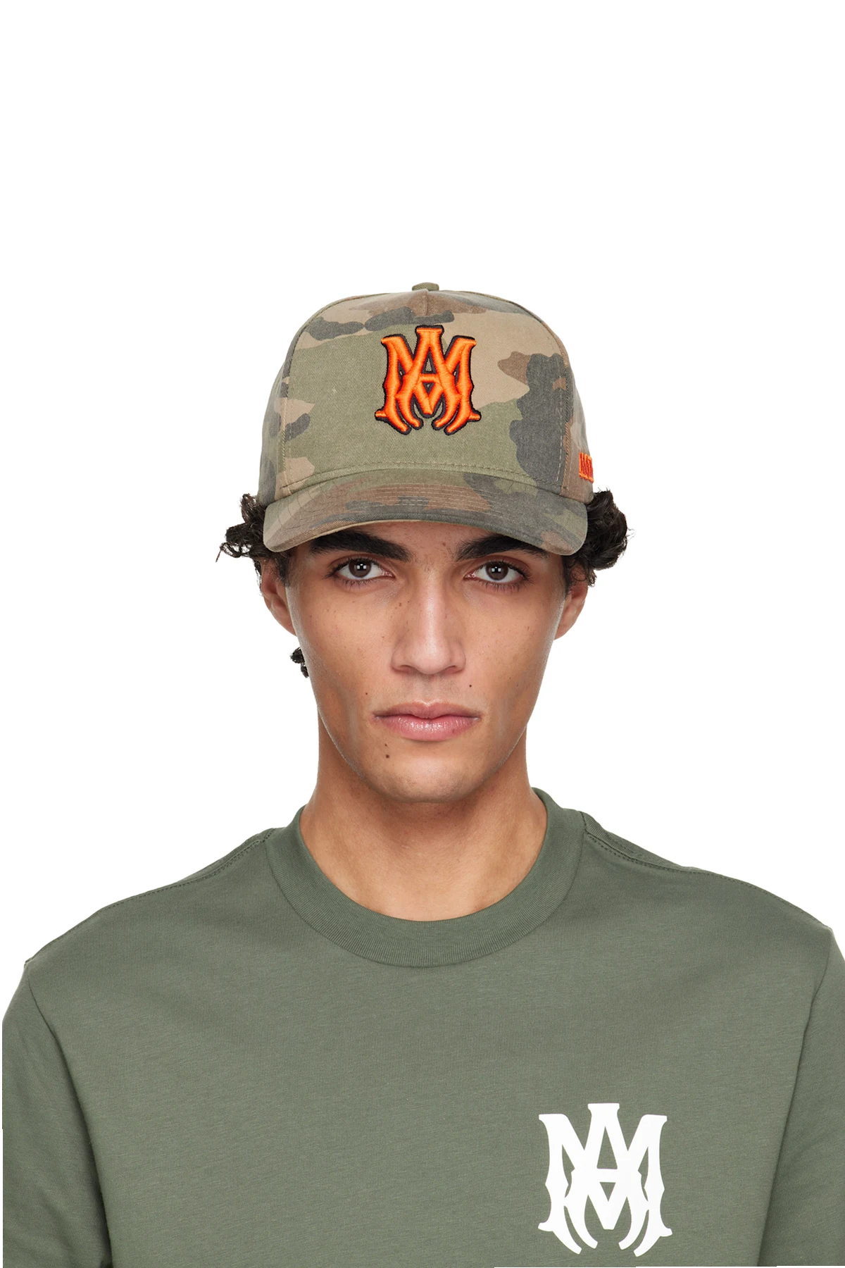 Khaki MA Outline Camo Cap