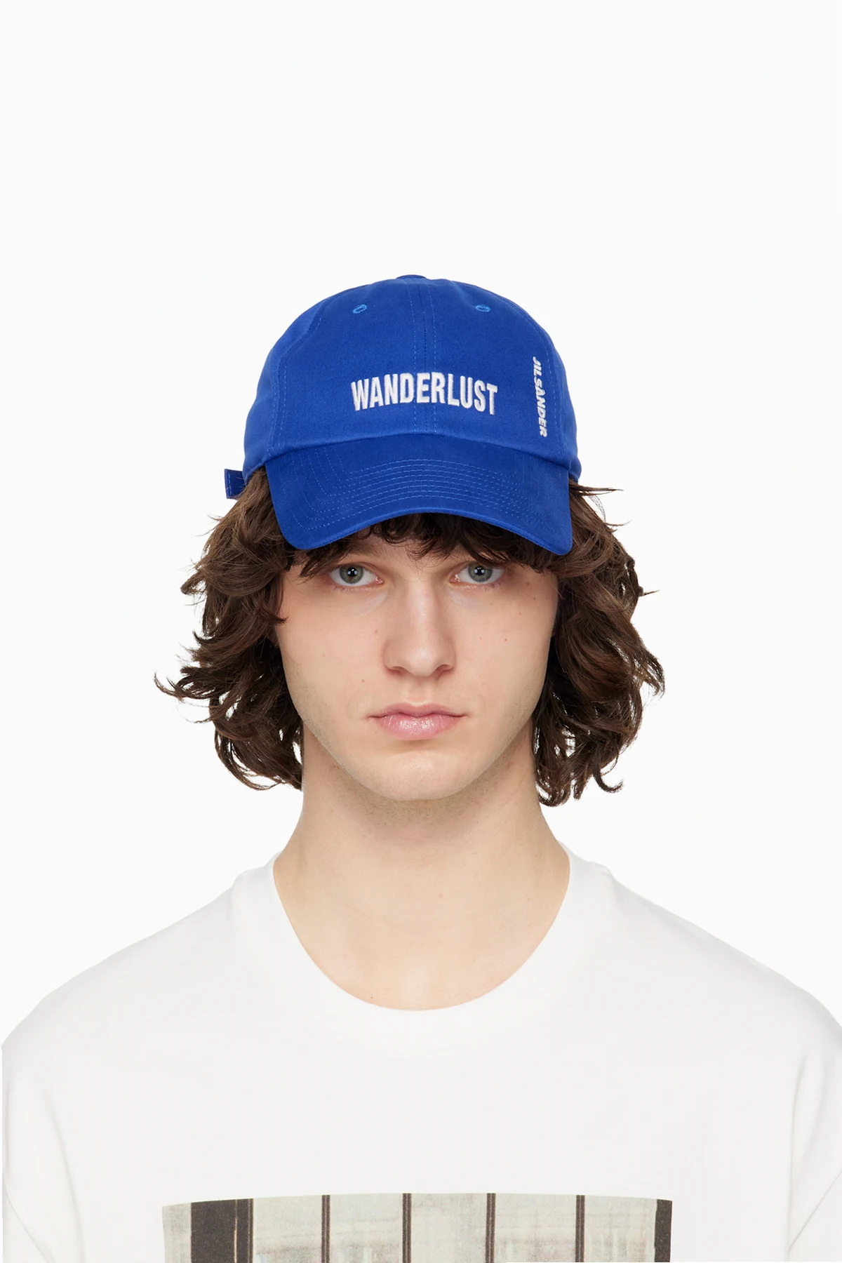 Blue 'Wanderlust' Cap