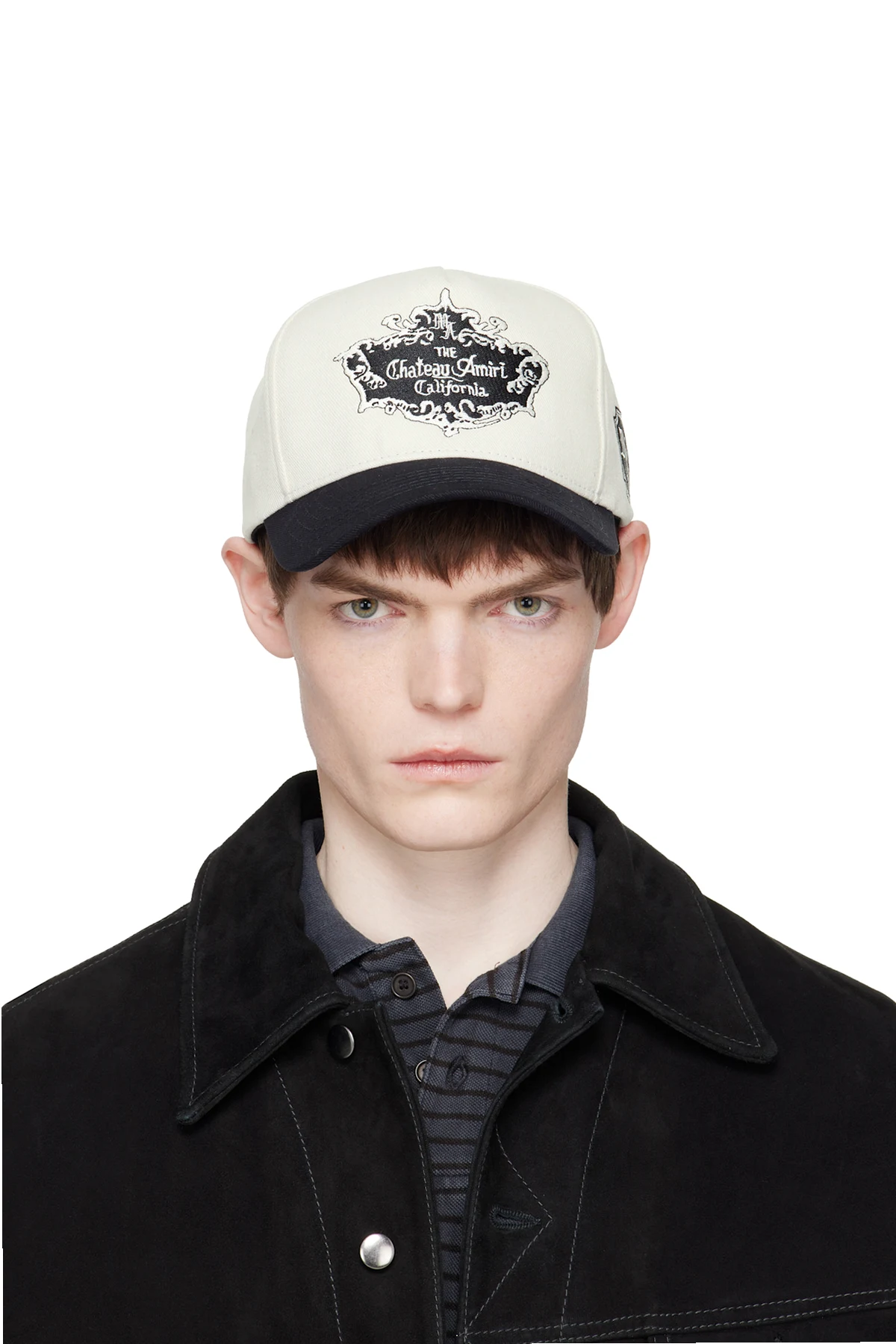 Black & White 'Chateau Amiri' Crest Cap