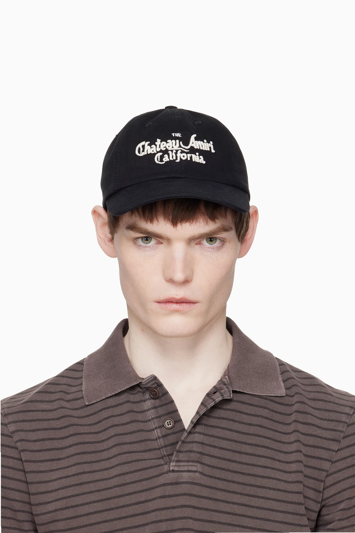 Black 'Chateau Amiri' Dad Cap