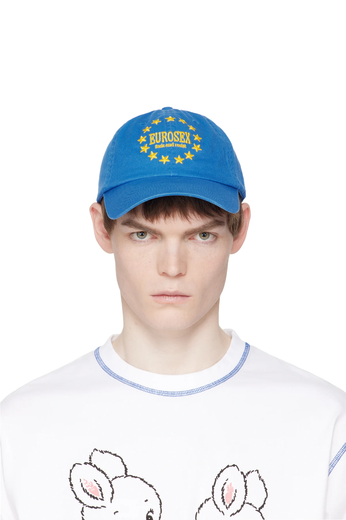 Blue 'F*ck & Resist' Cap