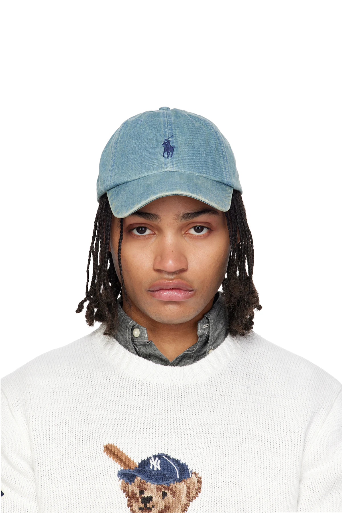 Blue Indigo Denim Ball Cap