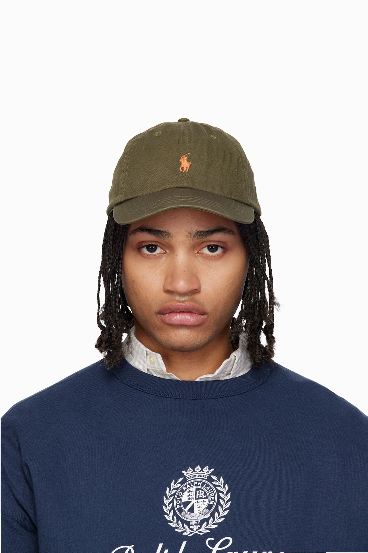 Khaki 'The Iconic' Cotton Chino Ball Cap