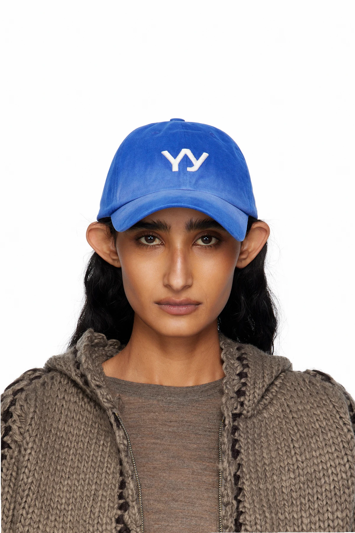 Blue 'Yy' Gradient Ball Cap