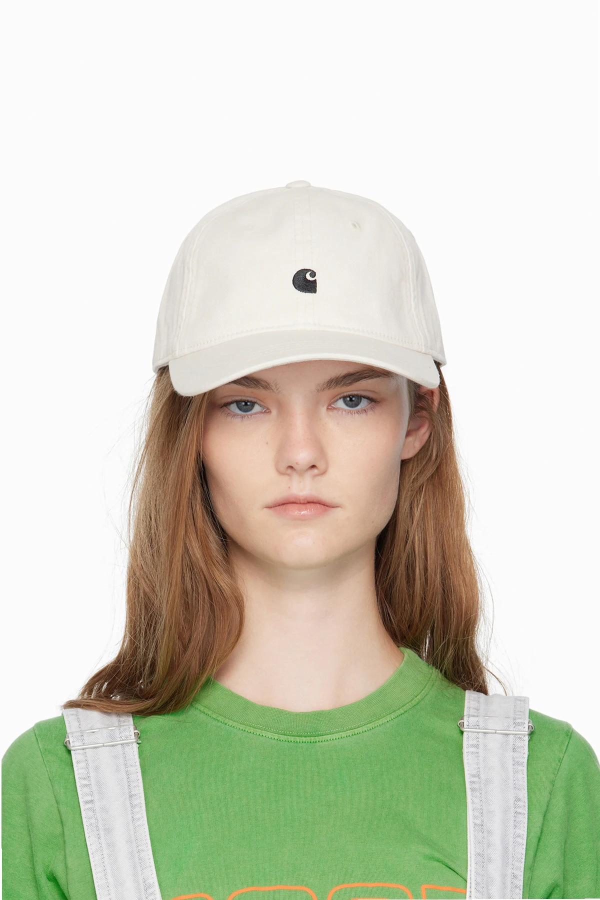 White Madison Logo Cap