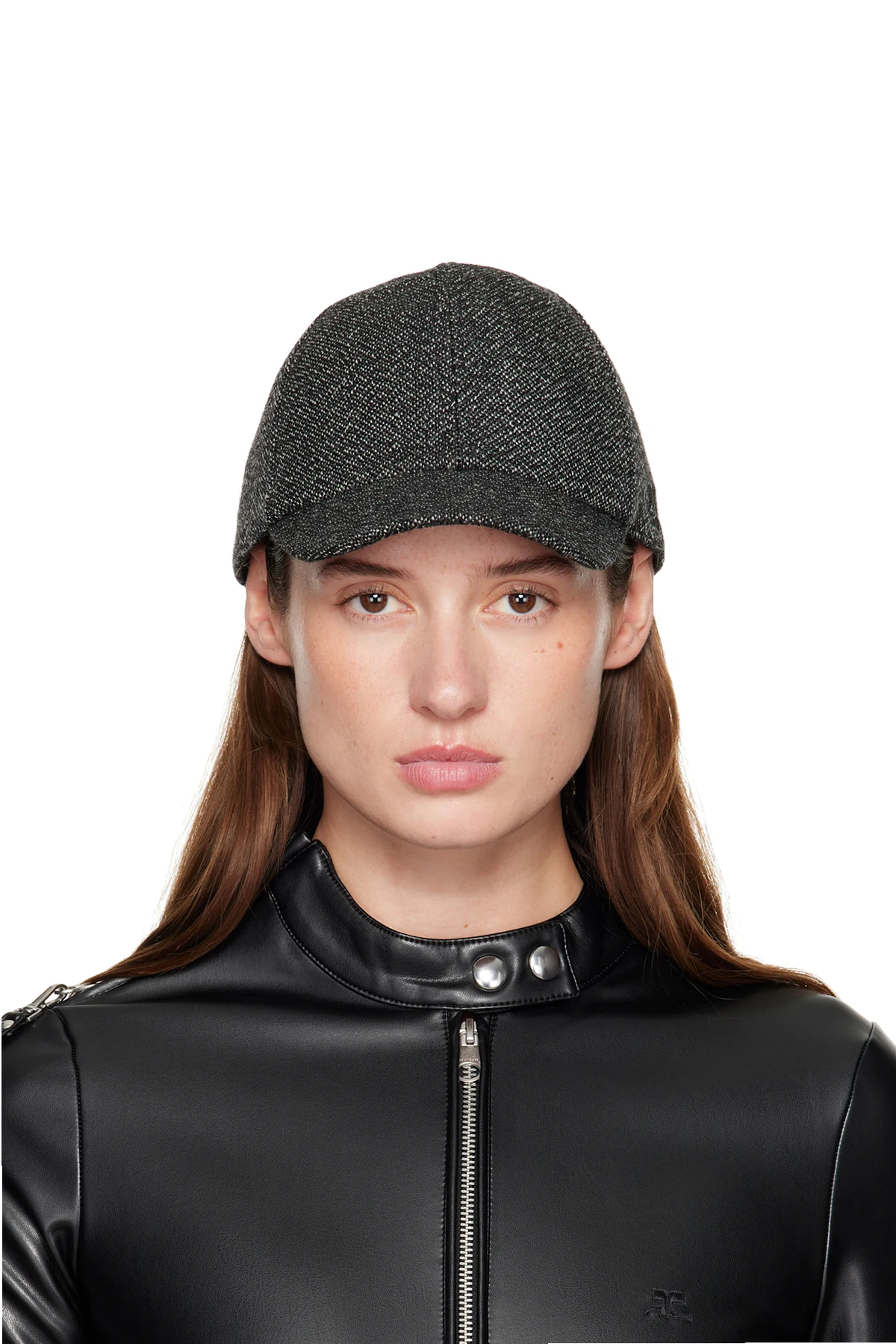 Gray Caviar Wool Cap