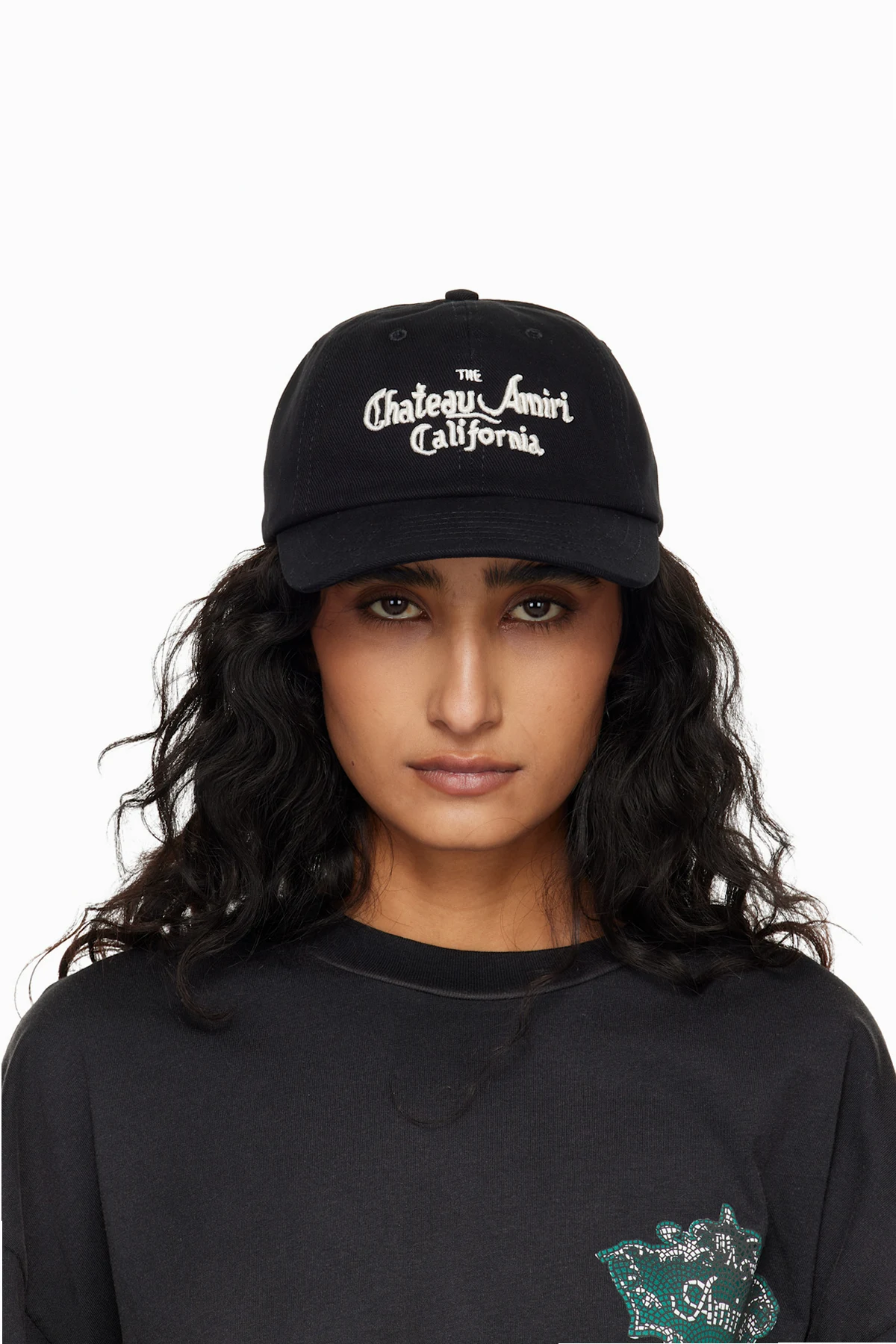 Black 'Chateau Amiri' Dad Cap