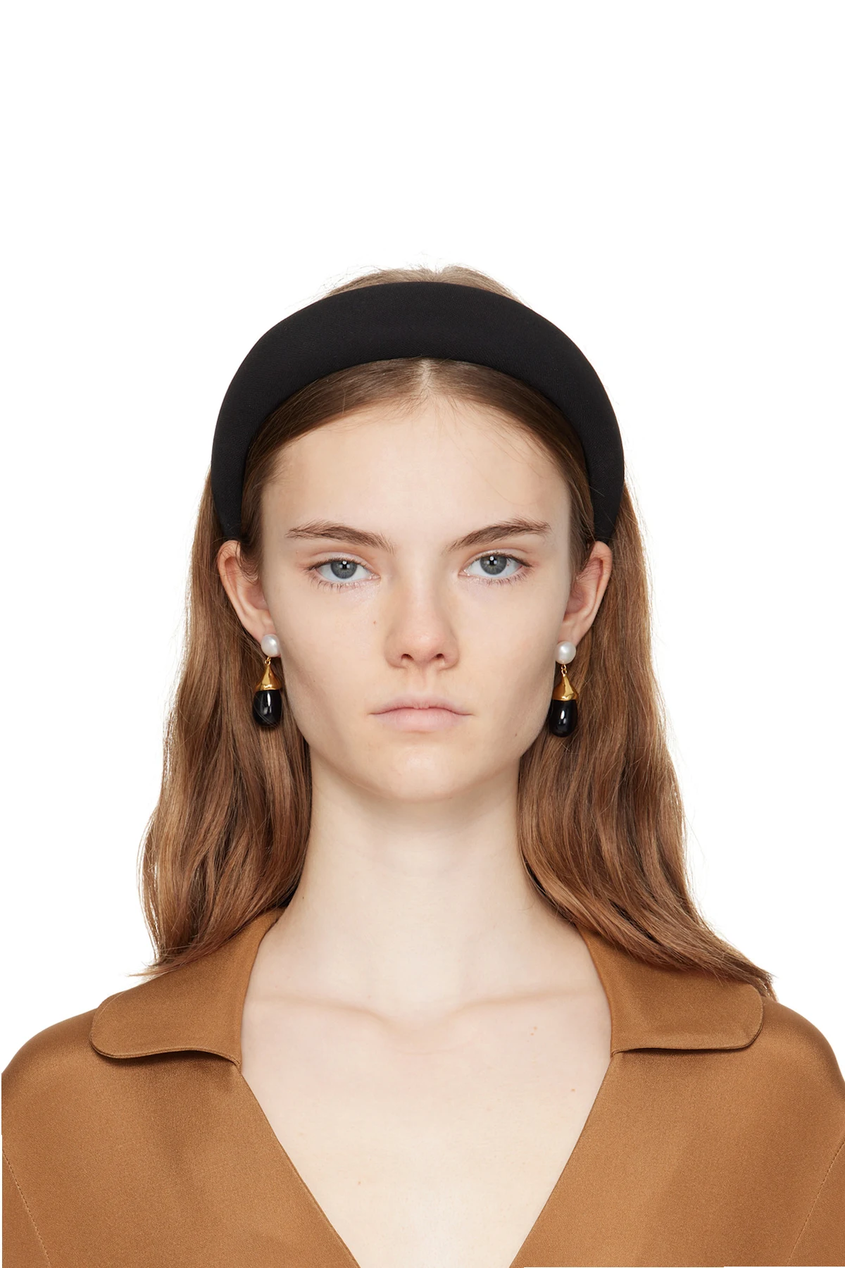 Black Classic Puffy Headband