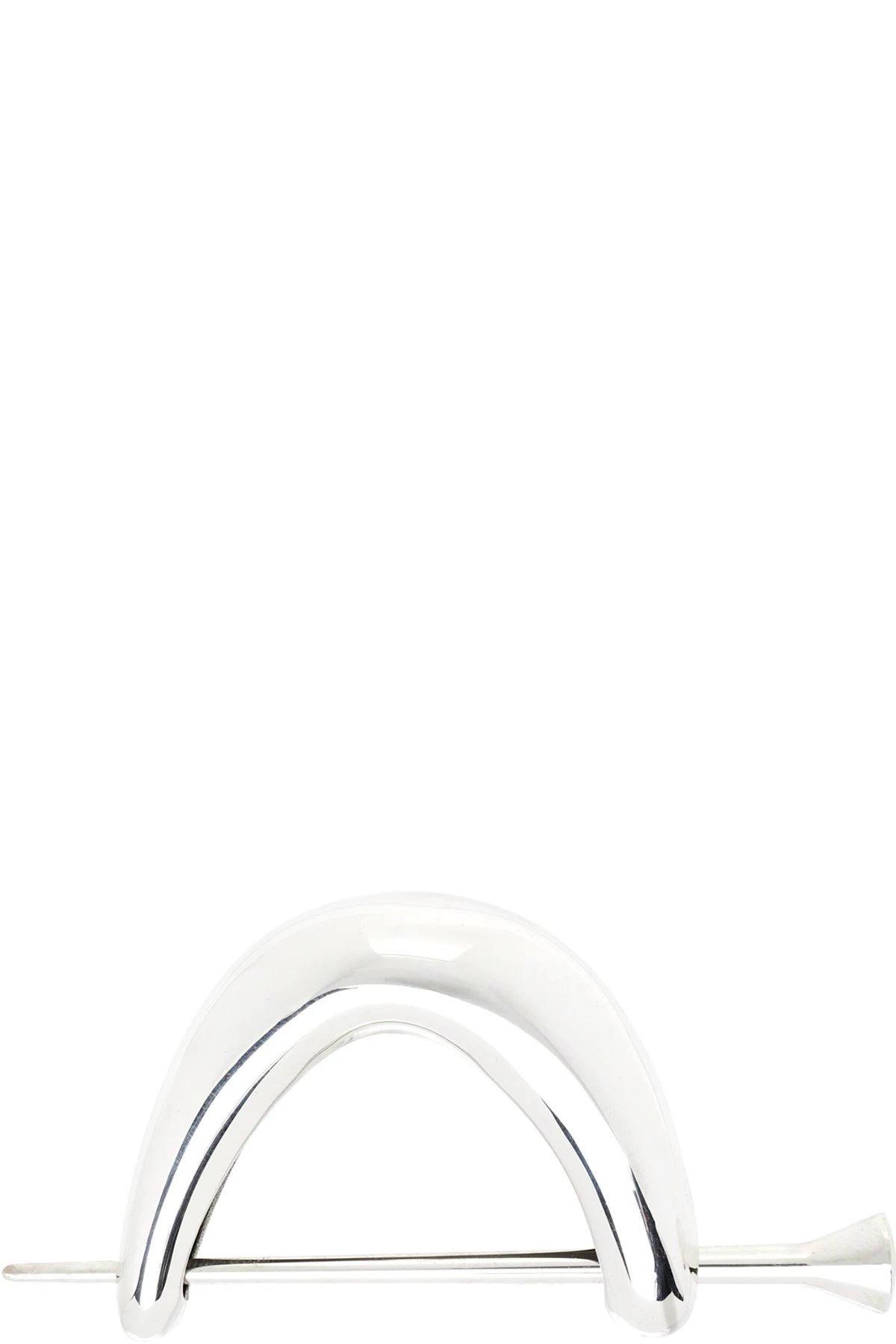 Silver Ellipse Hair Pin