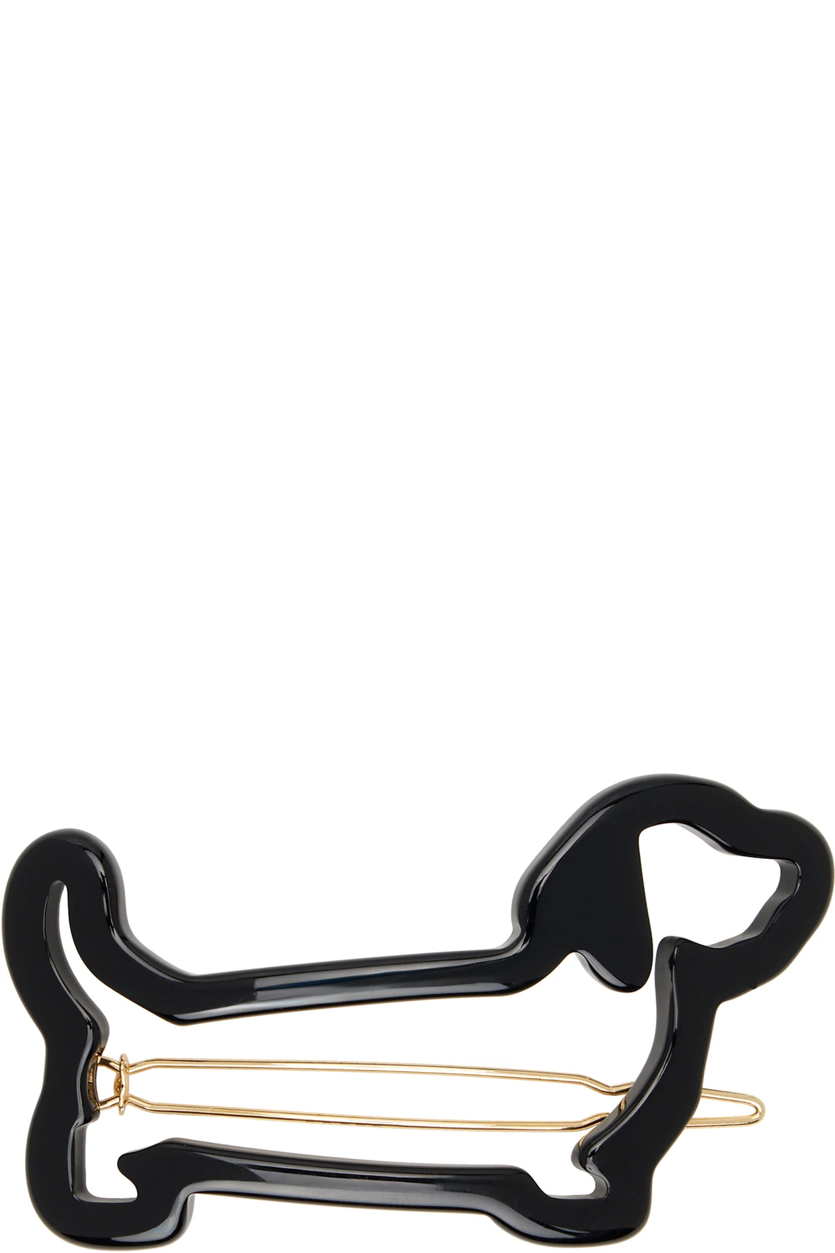 Black Acetate Hector Hair Clip