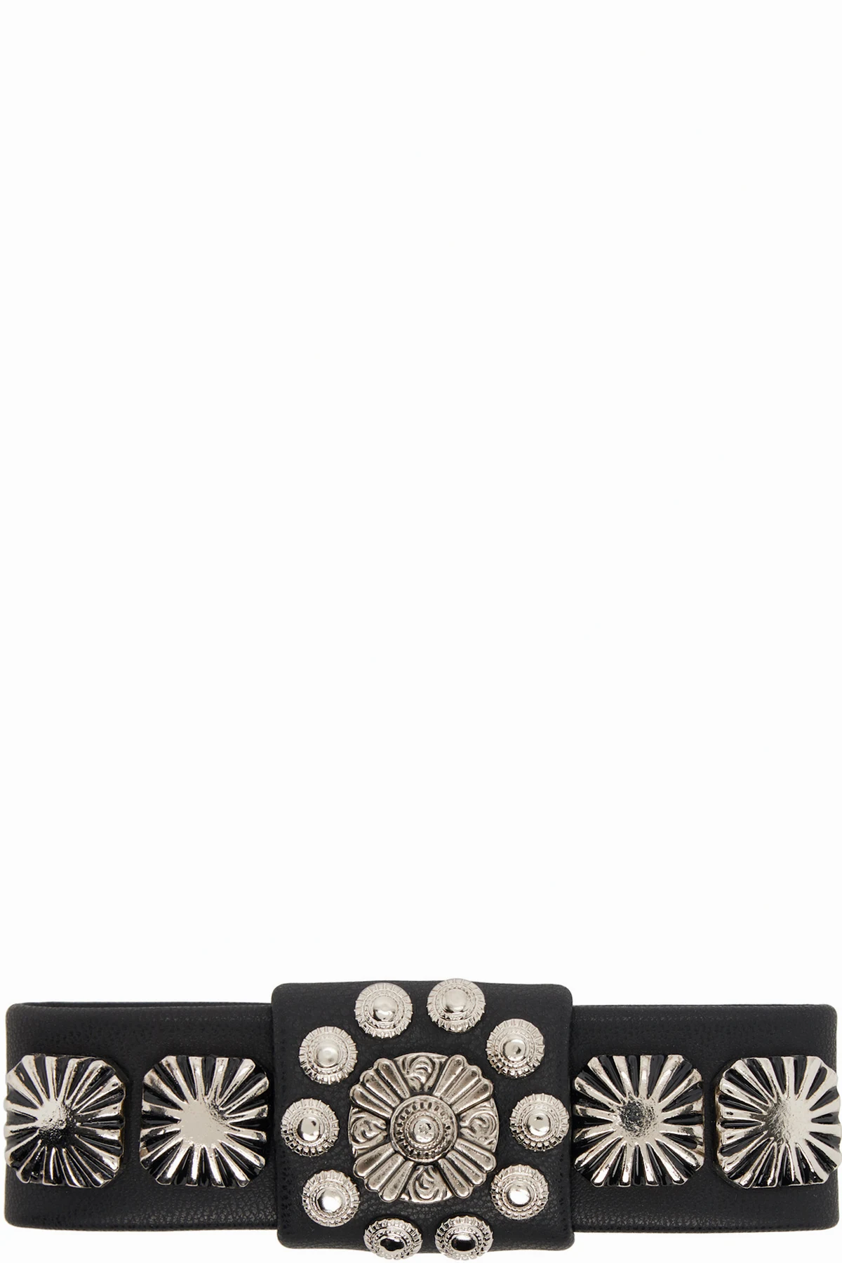 Black Leather Hair Clip