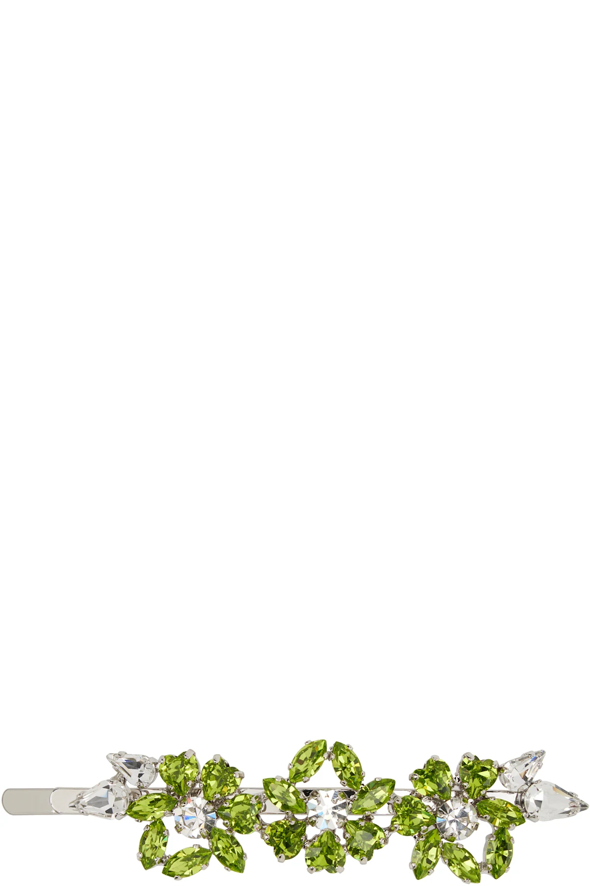 Green Heartbloom Hair Clip