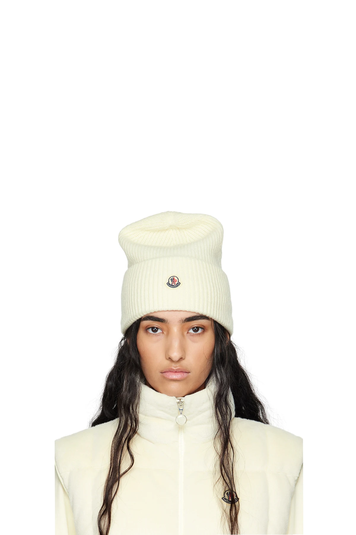 Off-White Wool Beanie