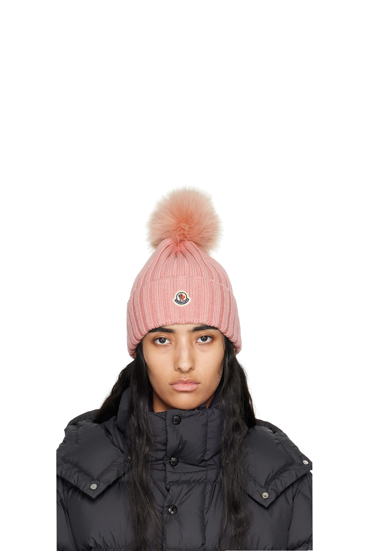 Pink Pom Pom Beanie