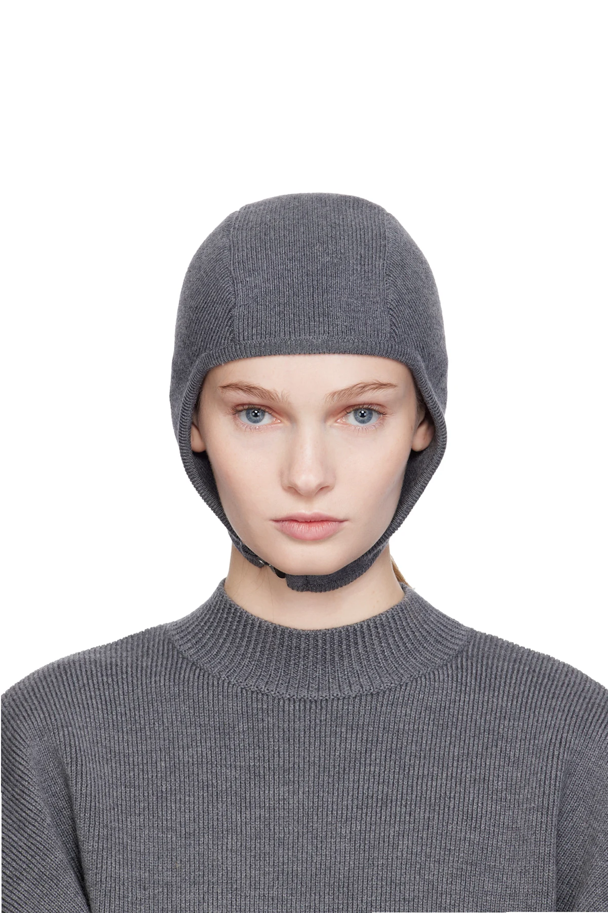 Gray 'The Garter Strap' Beanie