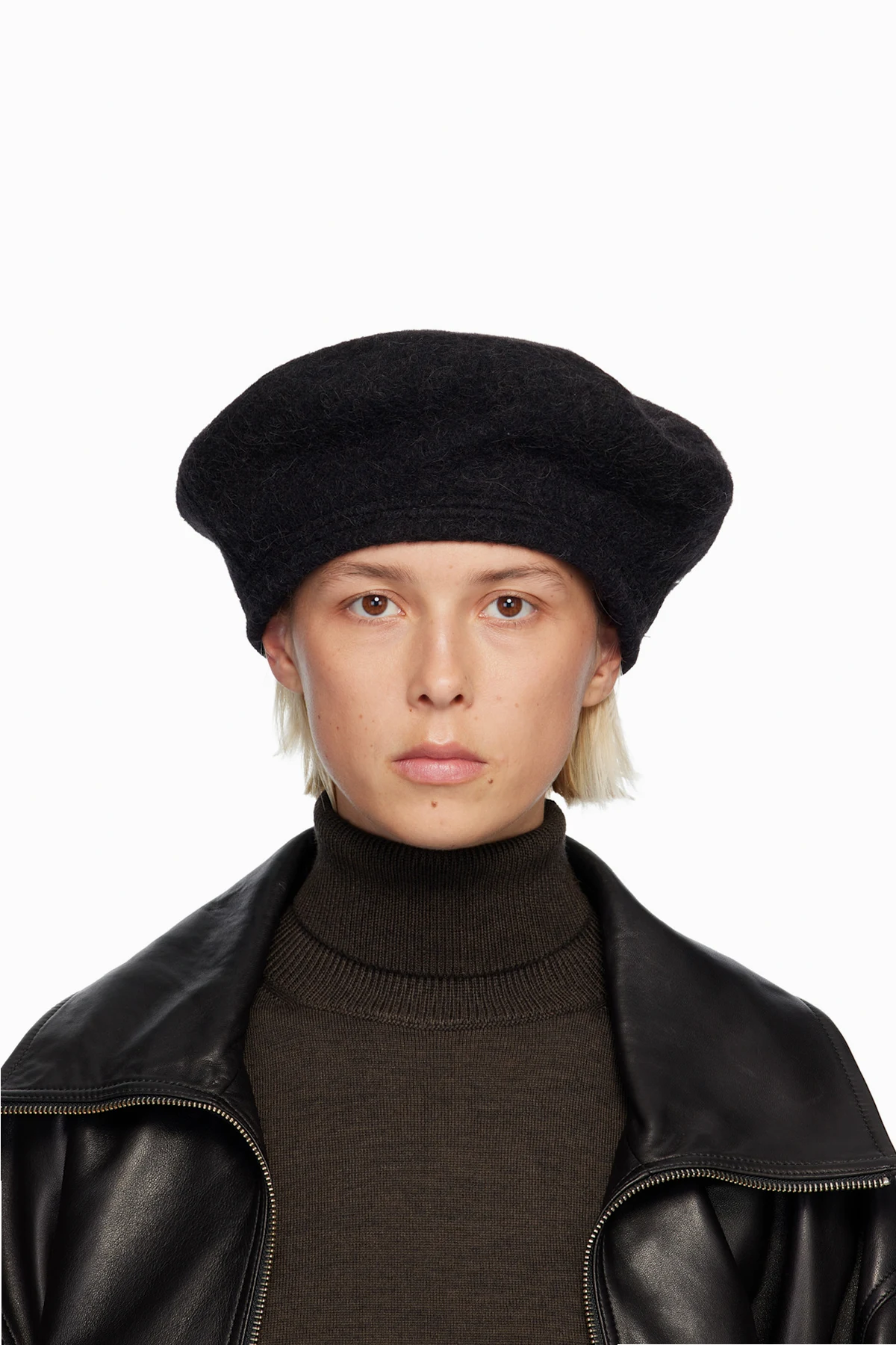 Black Oversized Beret