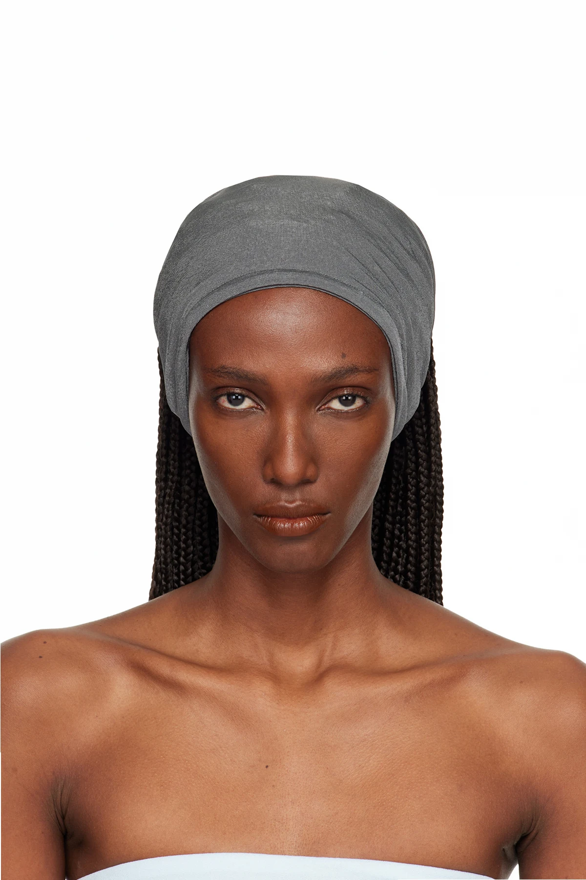 Gray Jersey Head & Neck Warmer