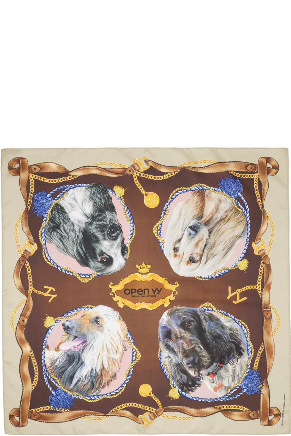 Multicolor 'International Pet Club' Scarf