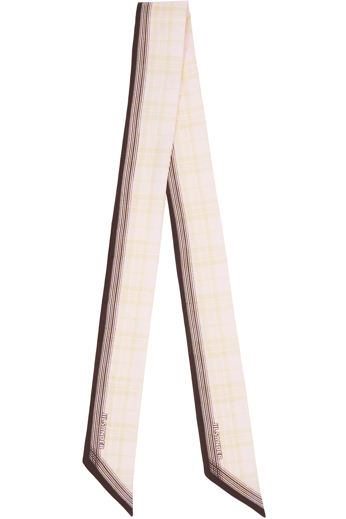 Pink Twilly Check Scarf