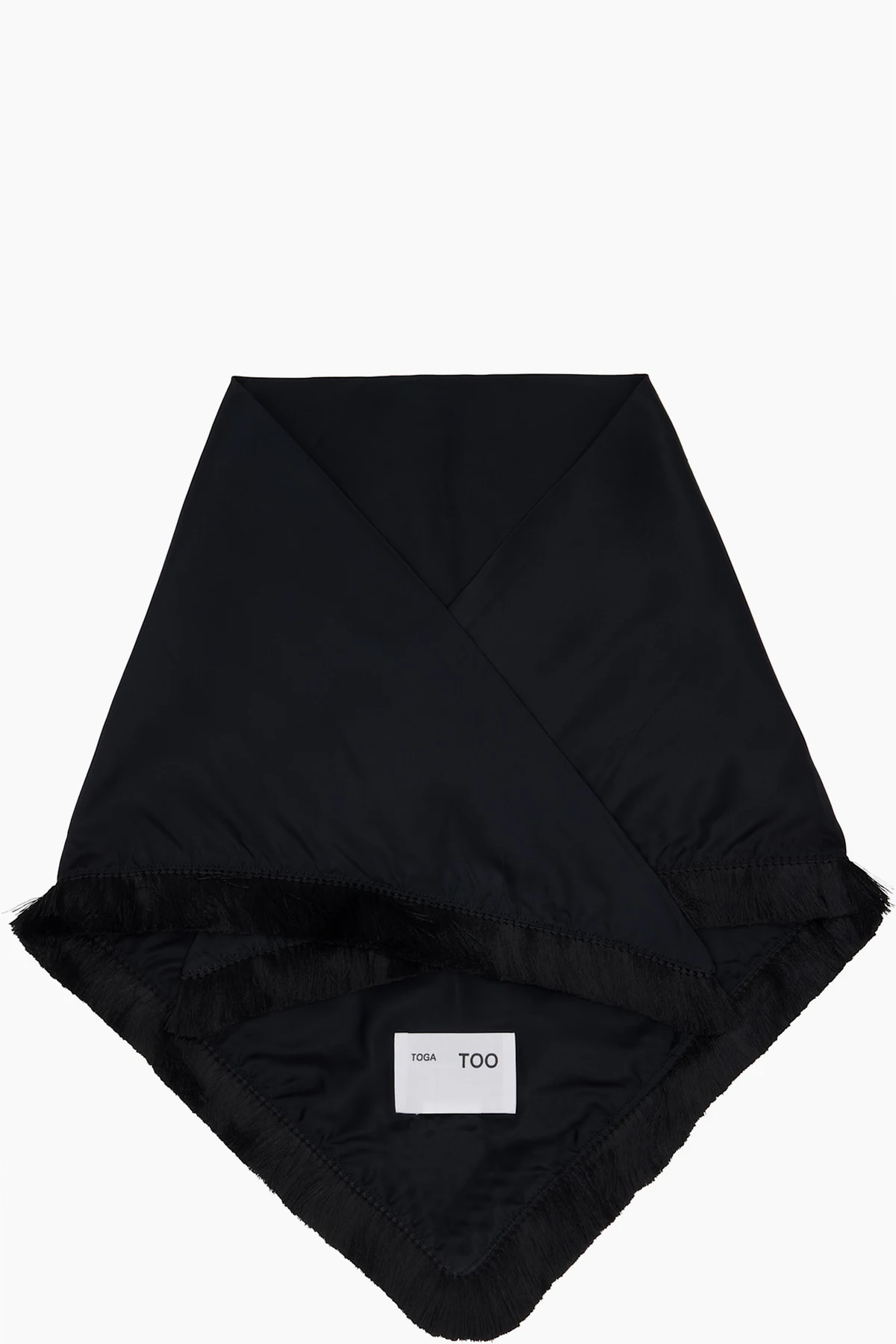 Black Fringe Scarf