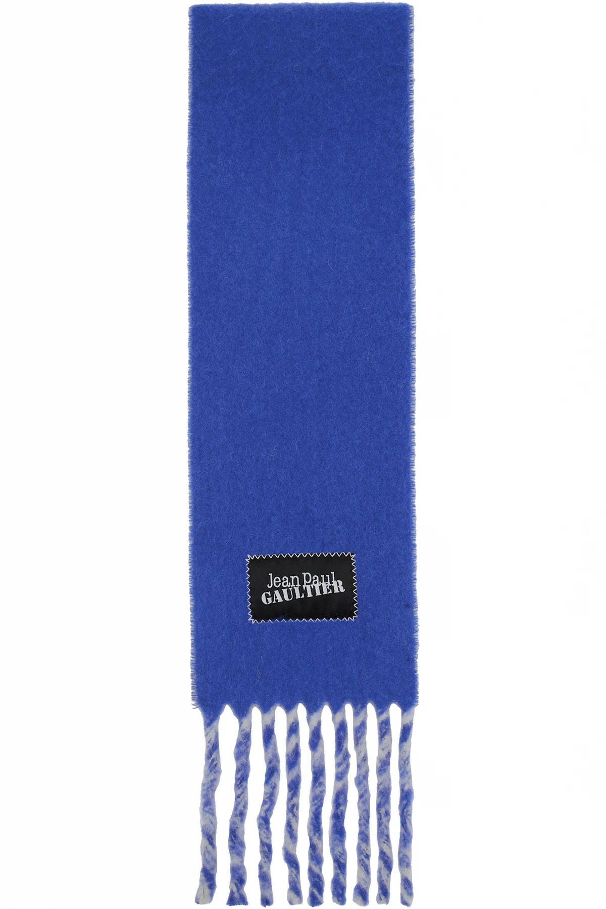Blue & Gray Logo Patch Scarf