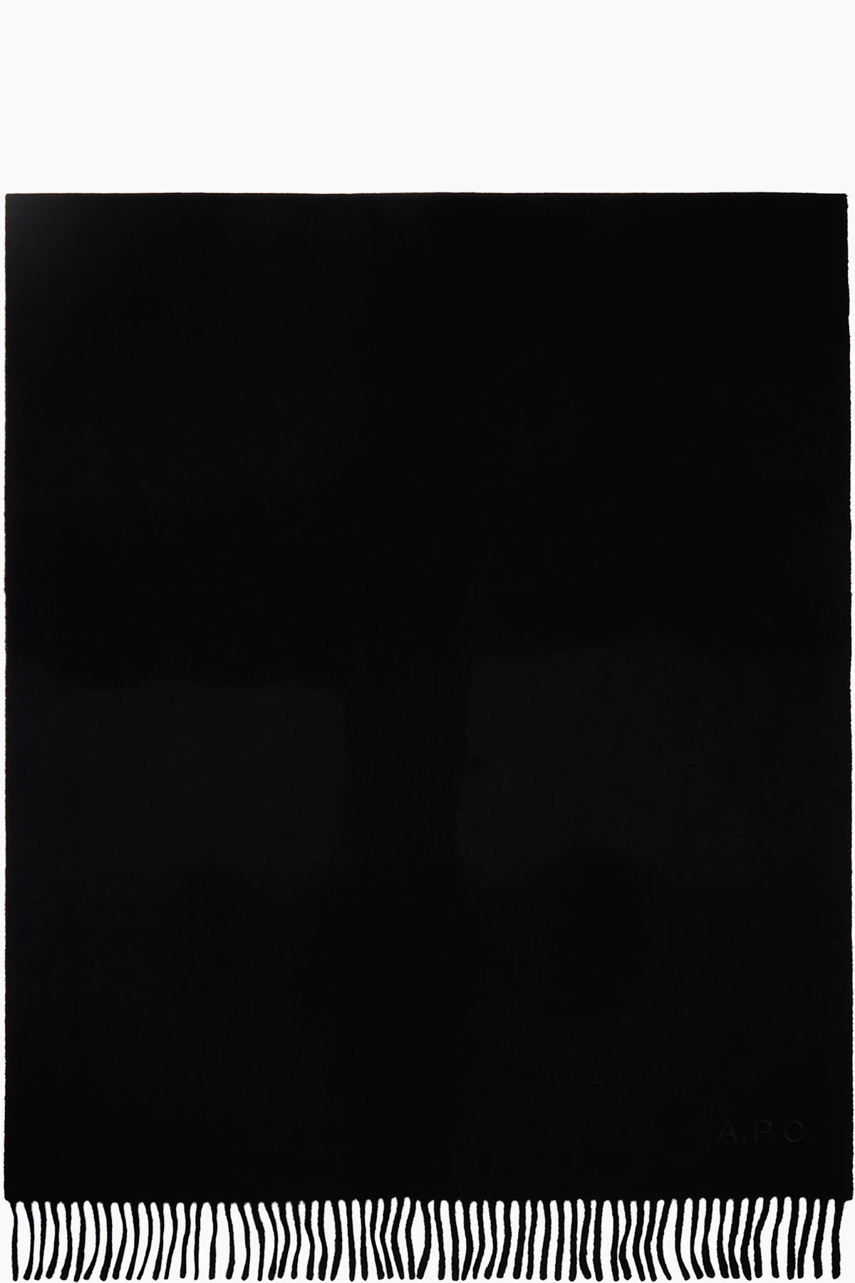 Black Alix Embroidered Scarf