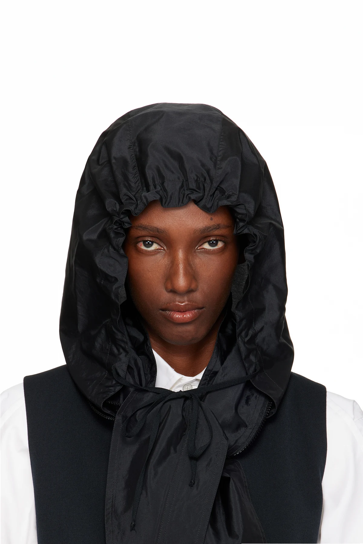 Black Hooded Scarf