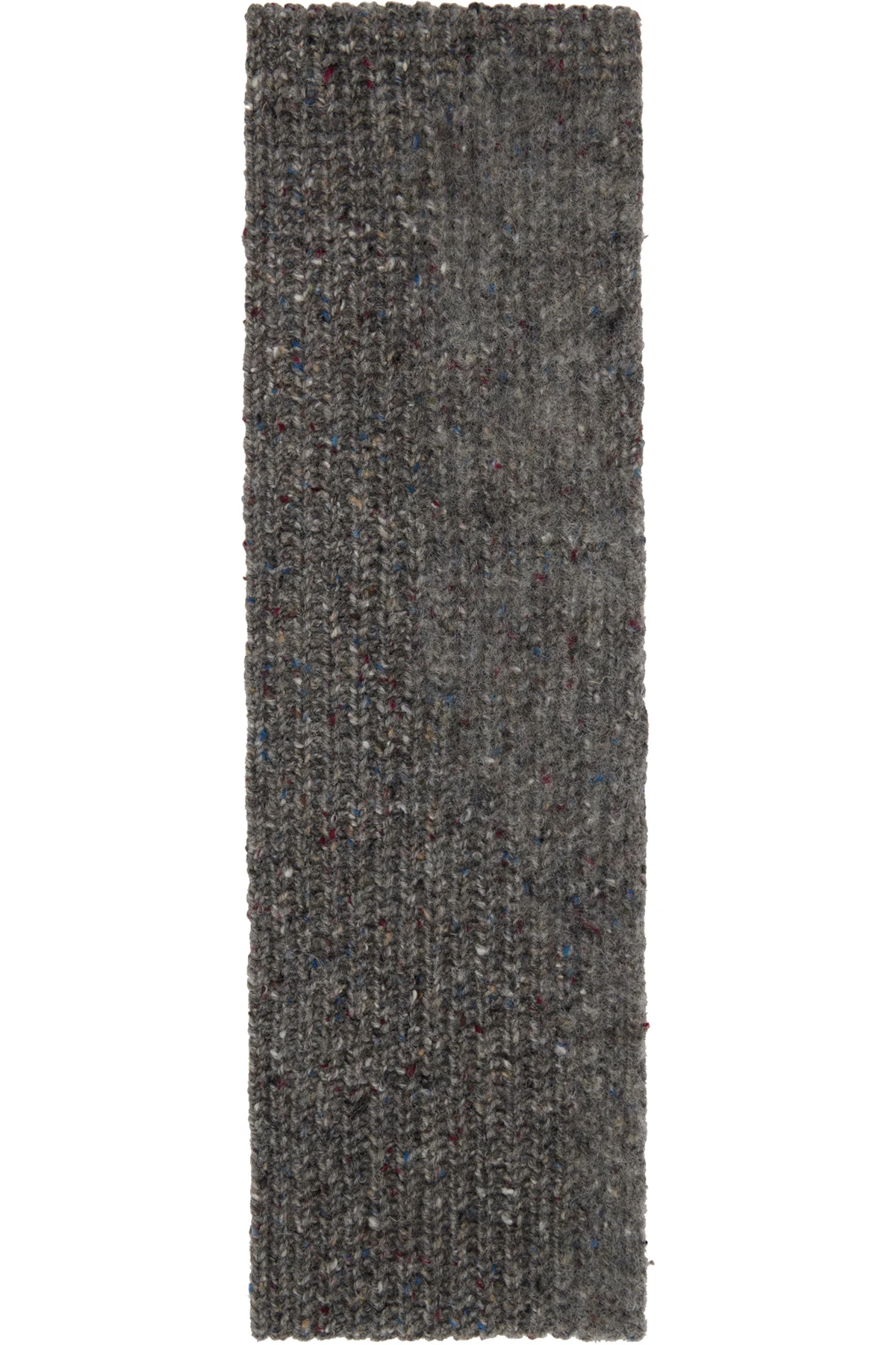 Gray Virgin Wool Scarf