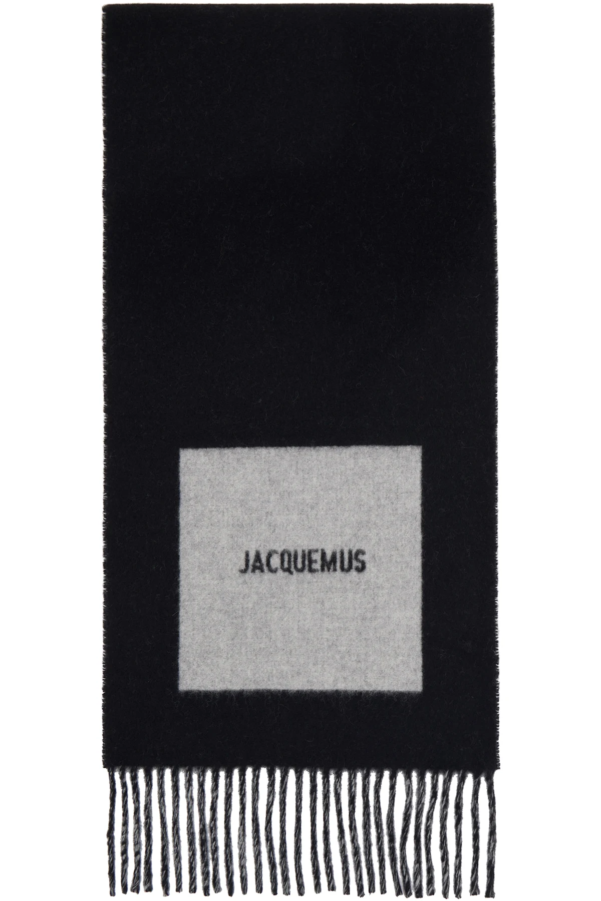 Black La Casa 'The Rond Carré' Scarf