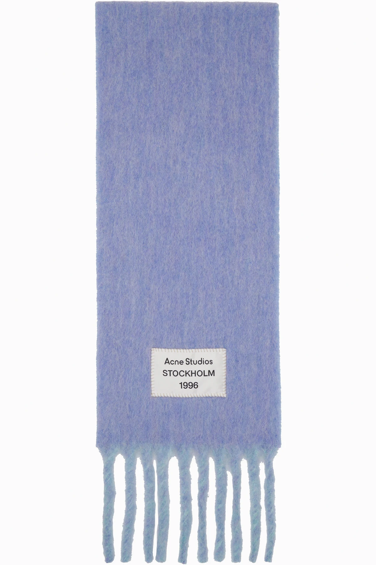 Blue & Purple Bicolor Alpaca Scarf