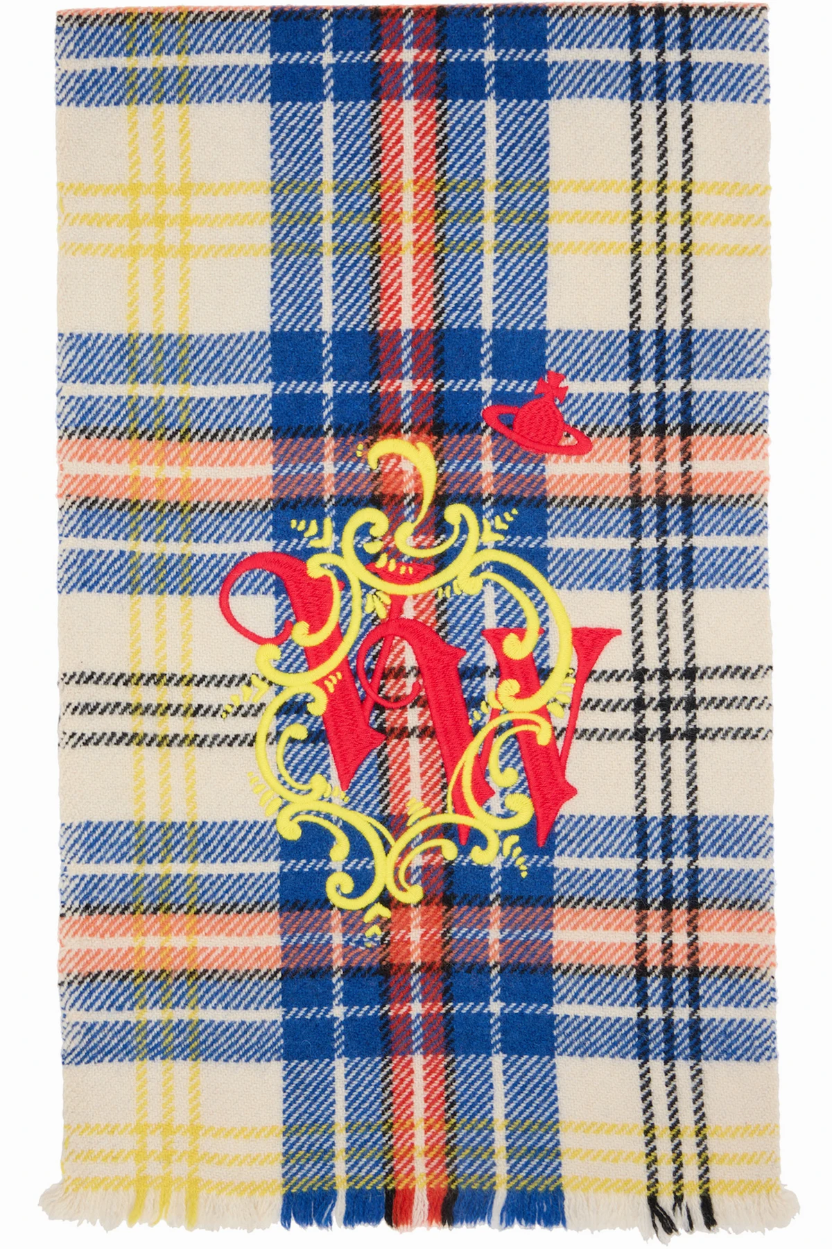 Yellow & Blue Yak Scarf