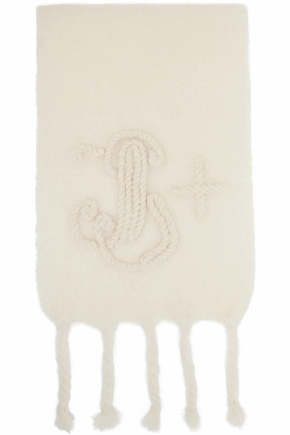 Off-White Mohair Scarf