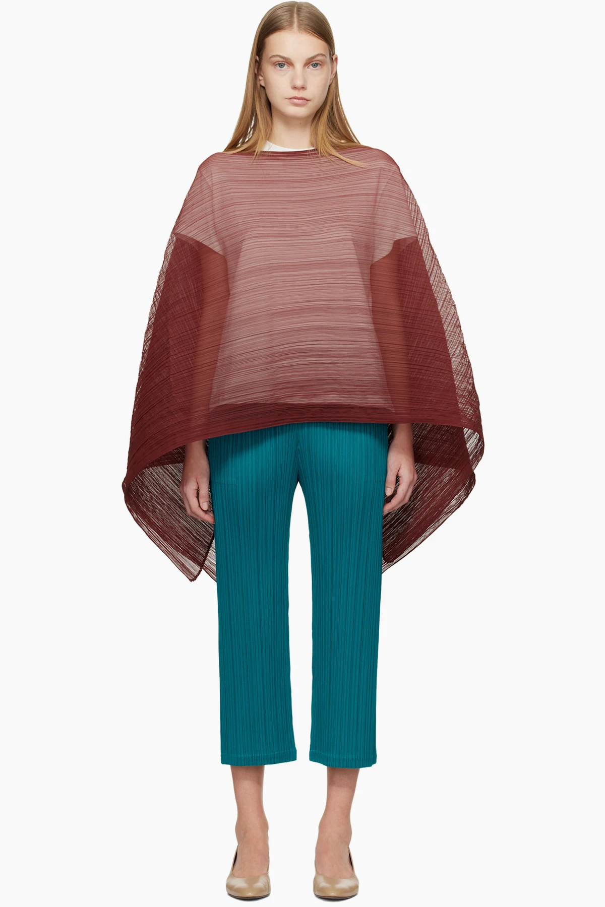 Burgundy Madame-T October Scarf