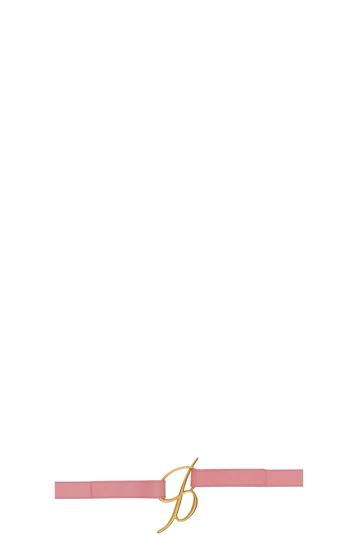 Pink Logo Buckle Belt