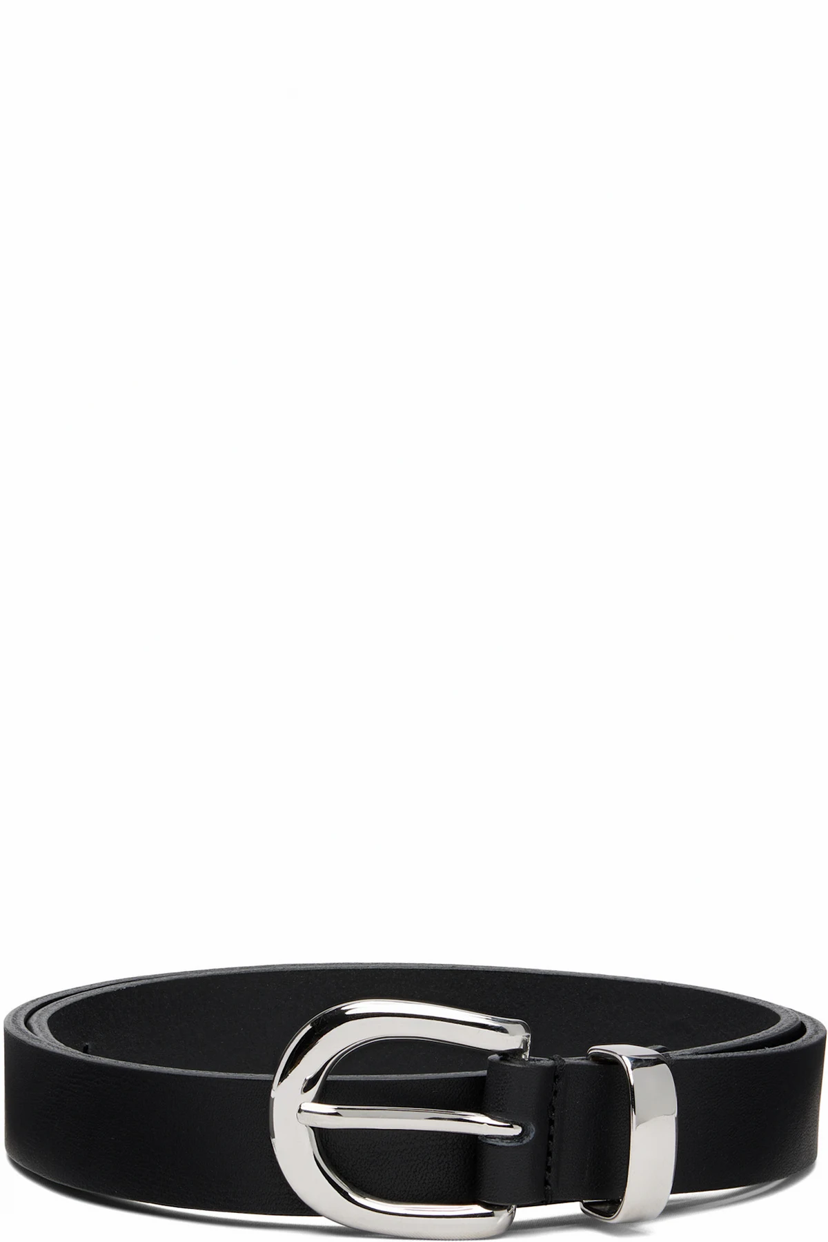 Black Simple 2.5cm Belt