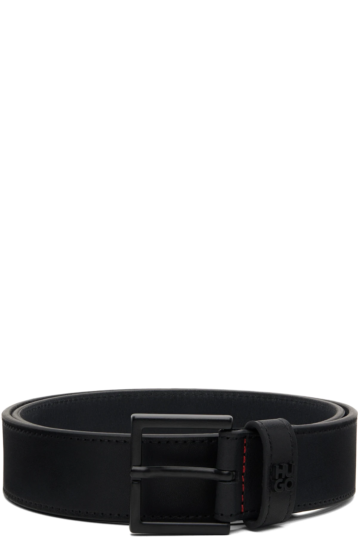 Black Logo Hardware Belt