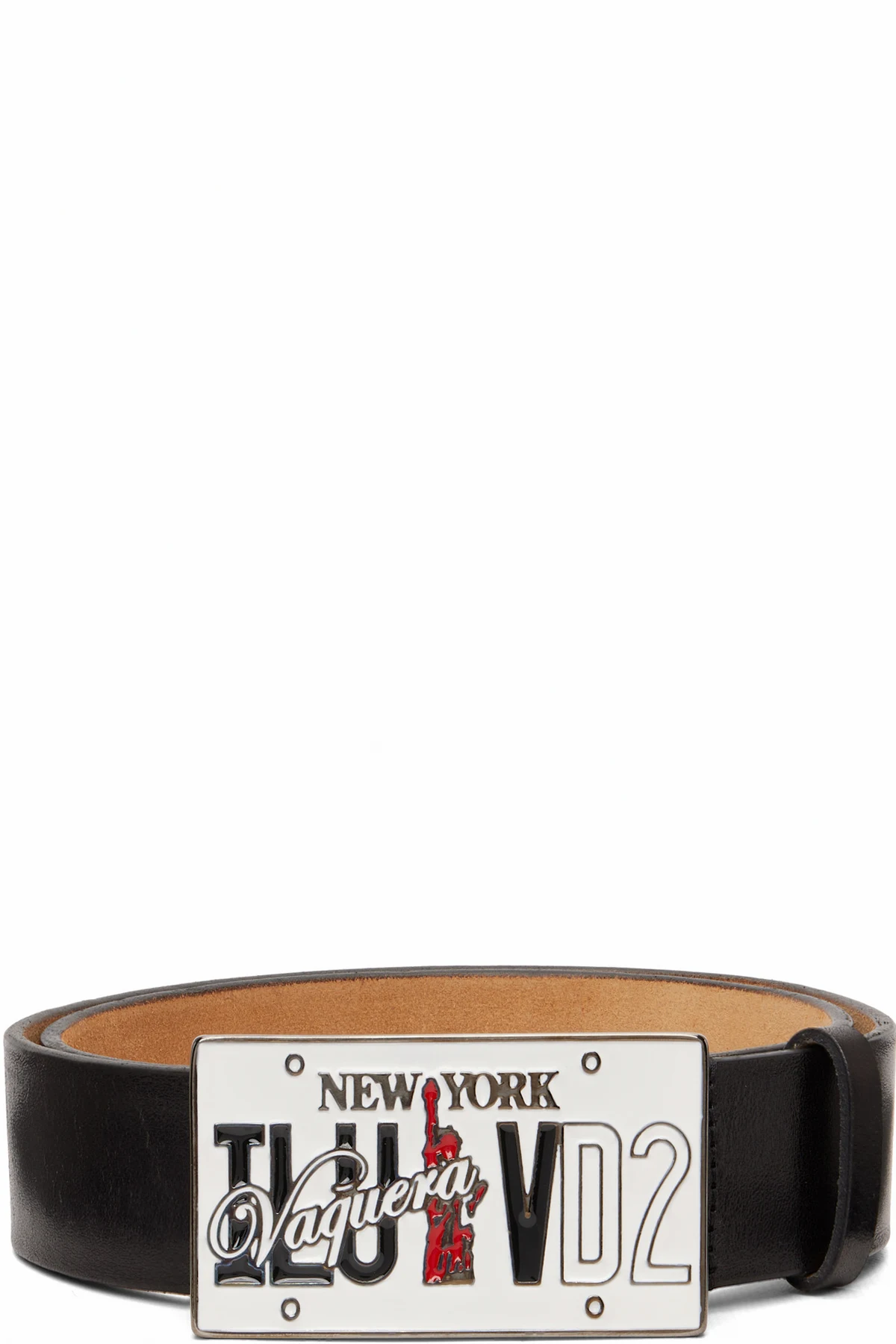 Black Vaquera Edition Plaque Belt