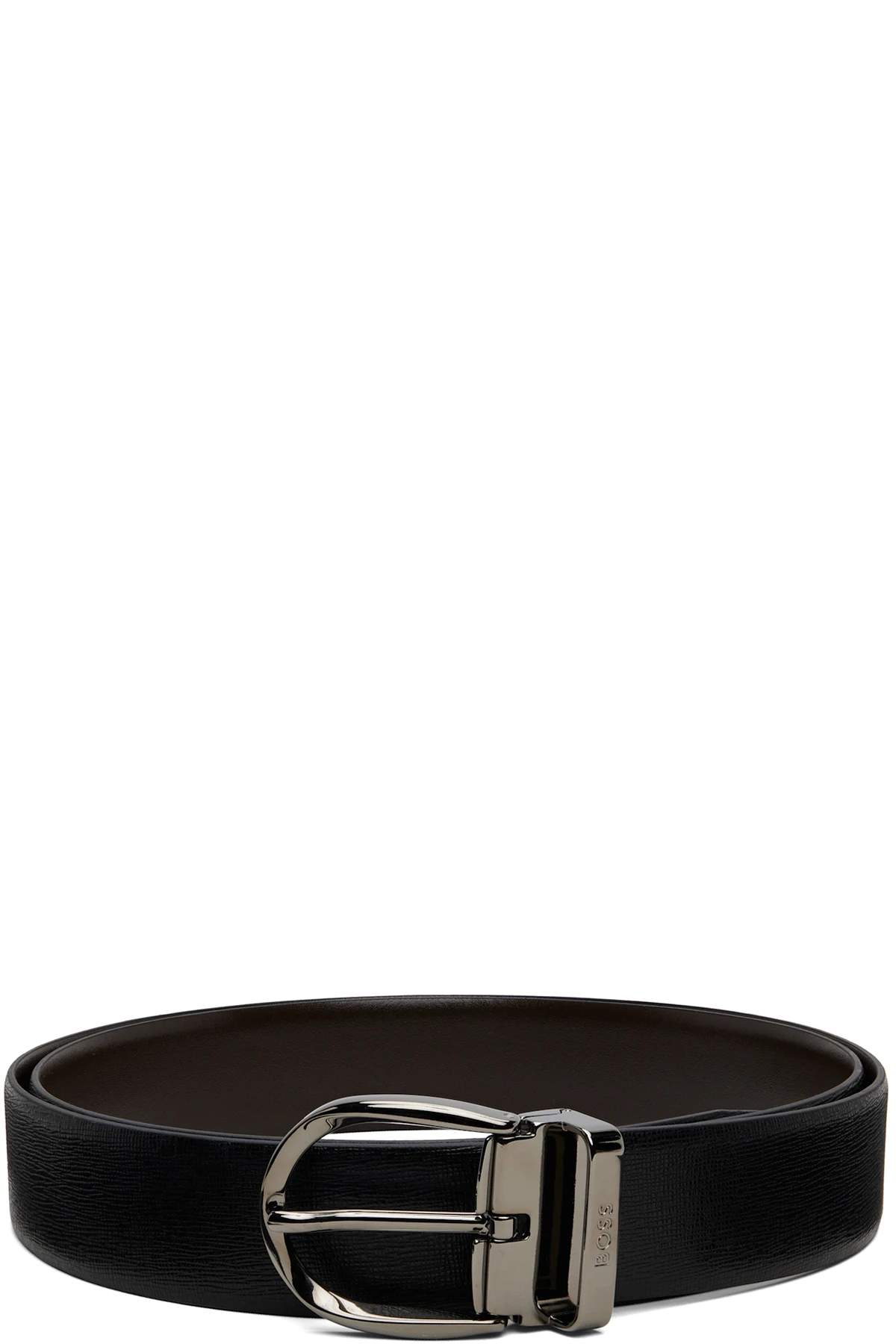 Black & Brown Leather Reversible Belt