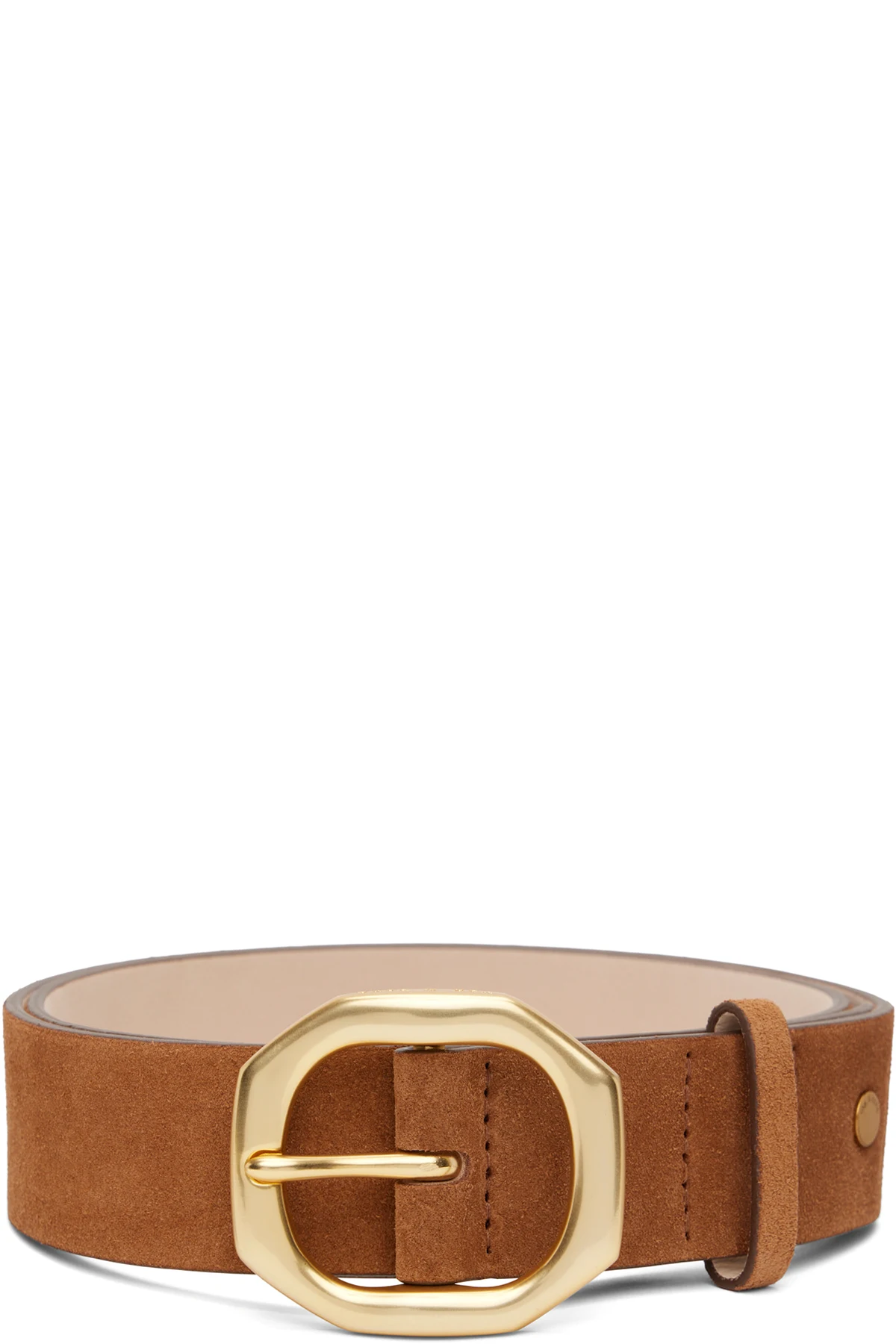 Tan Audrey Suede Belt
