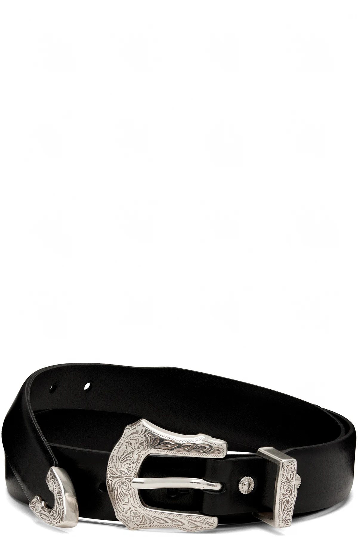 Black Metal Buckle Belt